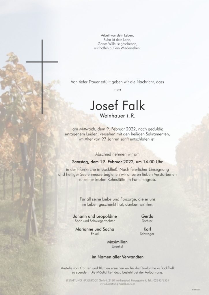 Falk_Josef_Bockfließ_Parte_Bestattung_Haselböck