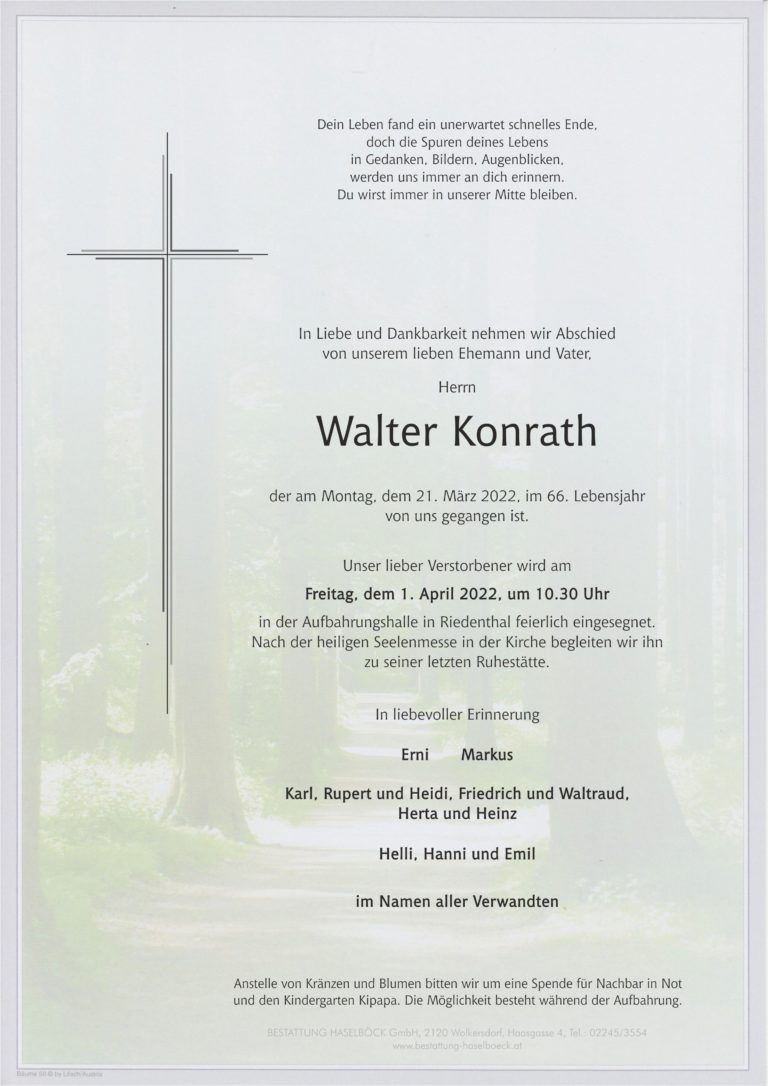 Konrath_Walter_Parte_Bestattung_Haselböck_Riedenthal