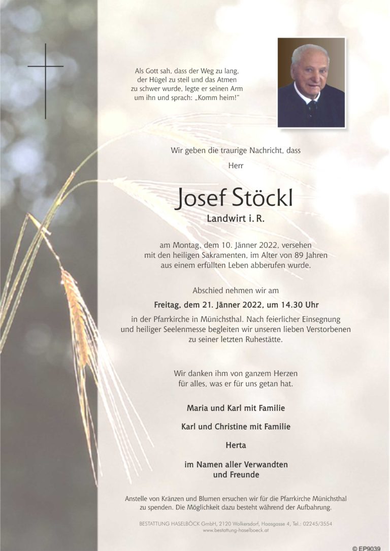 Stöckl_Josef_Münichsthal_Parte_Bestattung_Haselböck