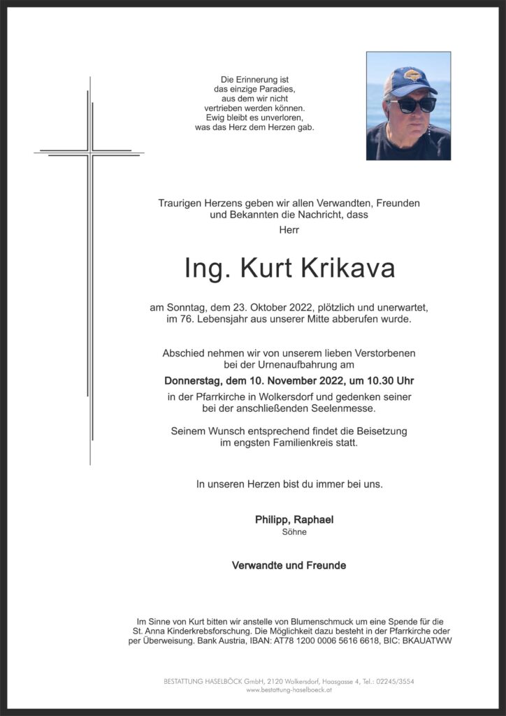 Krikava_Kurt_Parte_Bestattung_Haselböck