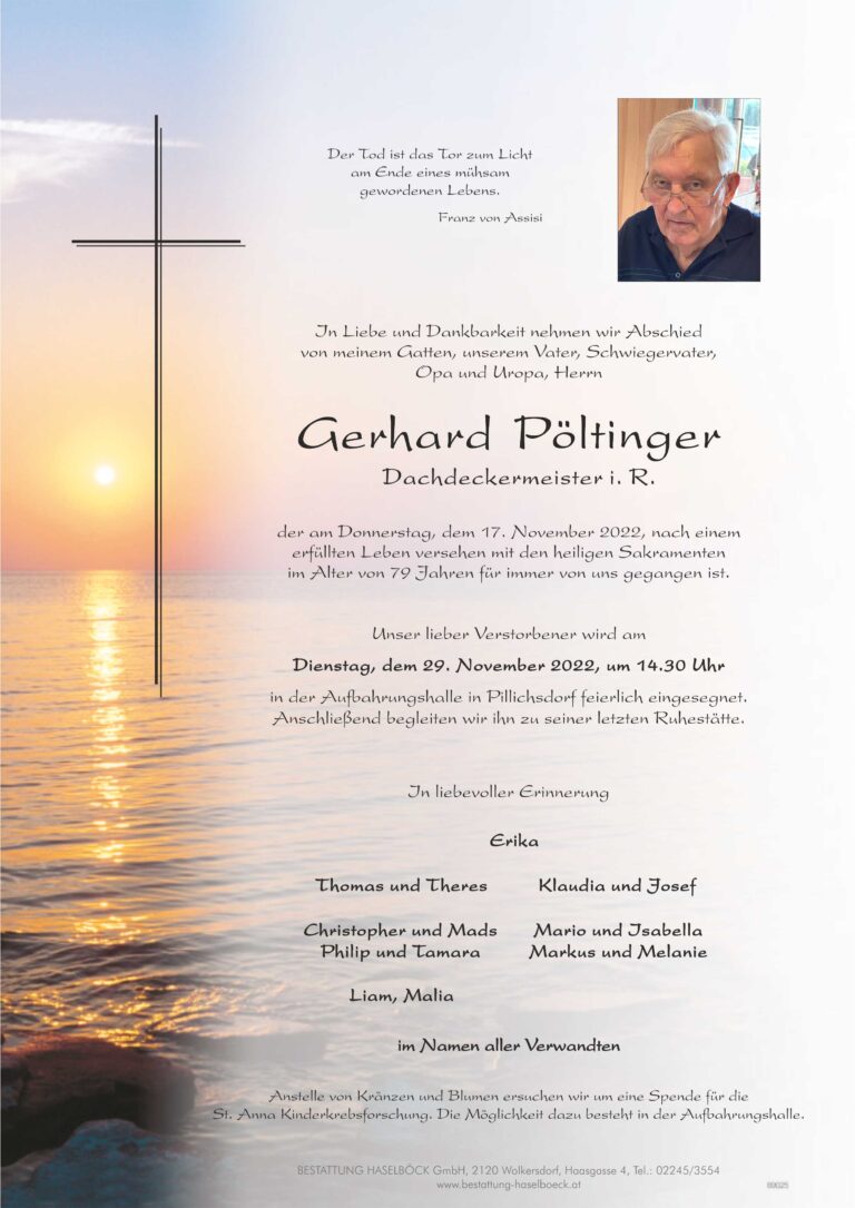 Pöltinger_Gerhard_Parte_Bestattung_Haselböck
