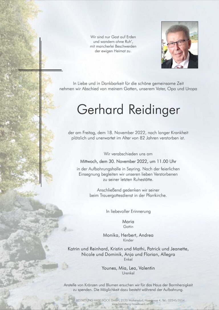 Reidinger_Gerhard_Parte_Seyring_Bestattung_Haselböck