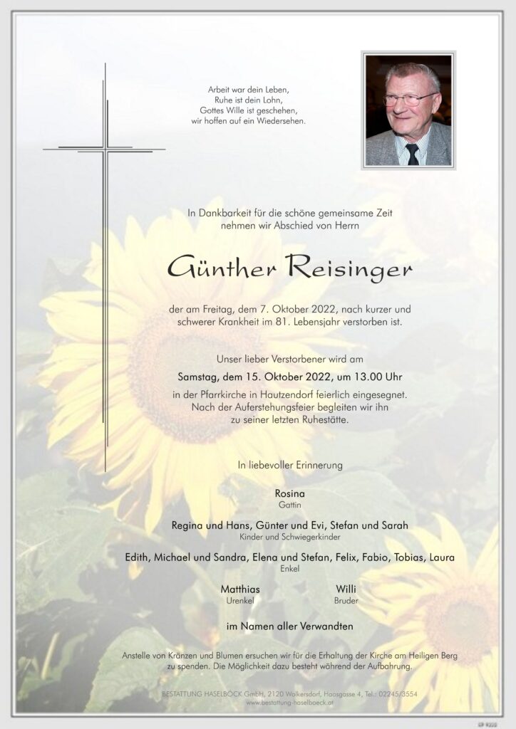 Reisinger_Günther_Hautzendorf_Parte_Bestattung_Haselböck