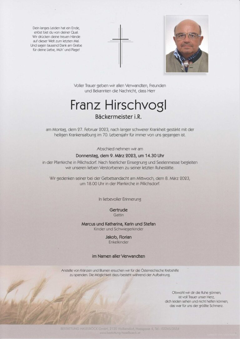 Hirschvogl_Franz-Parte_Pillichsdorf_Bestattung_Haselböck
