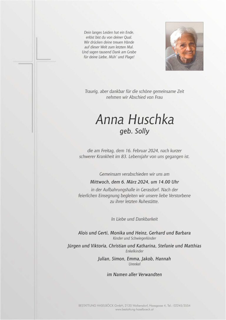 Huschka_Anna-Parte_Bestattung_Haselböck_Gerasdorf