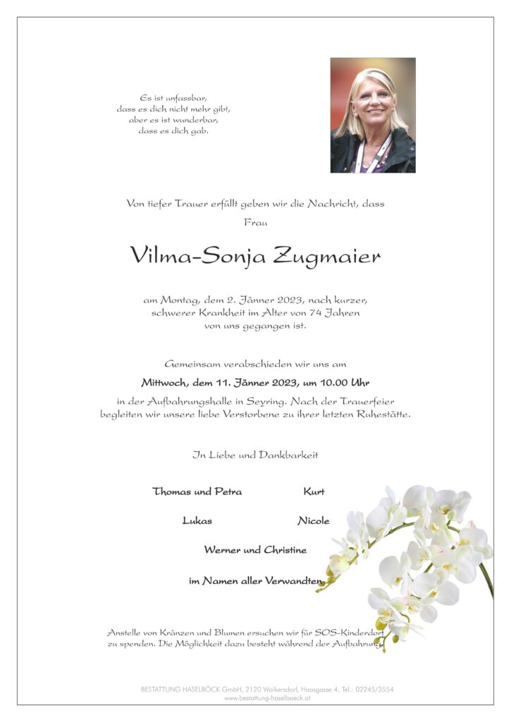 Zugmaier_Vilma_Sonja_Seyring_Parte_Bestattung_Haselböck