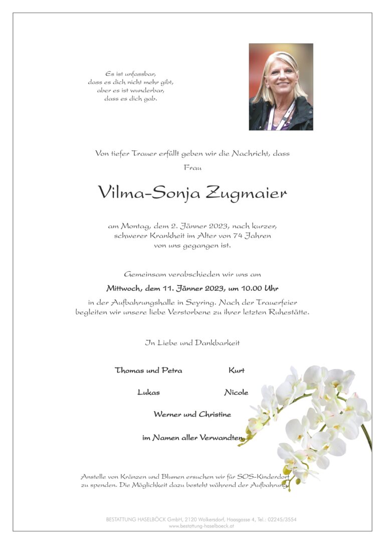 Zugmaier_Vilma_Sonja_Seyring_Parte_Bestattung_Haselböck