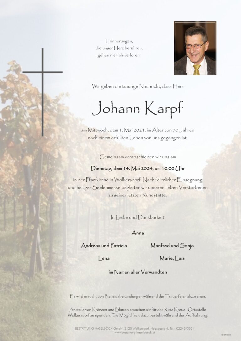 Karpf_Johann_Wolkersdorf_Parte_Bestattung_Haselböck