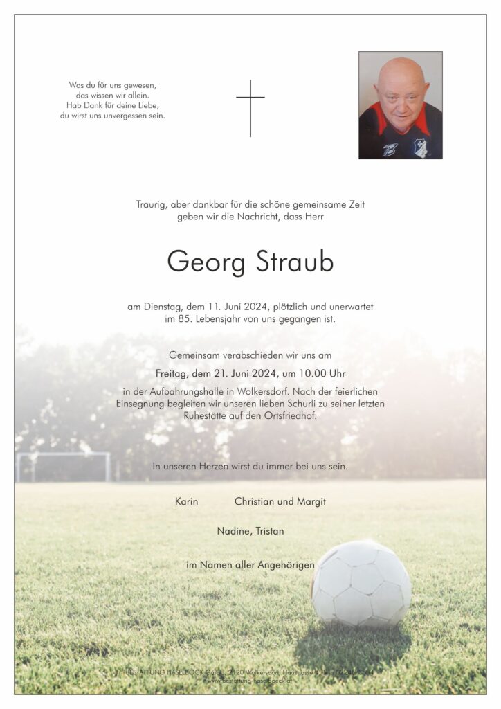 Straub_Georg_Wolkersdorf_Parte_Bestattung_Haselböck