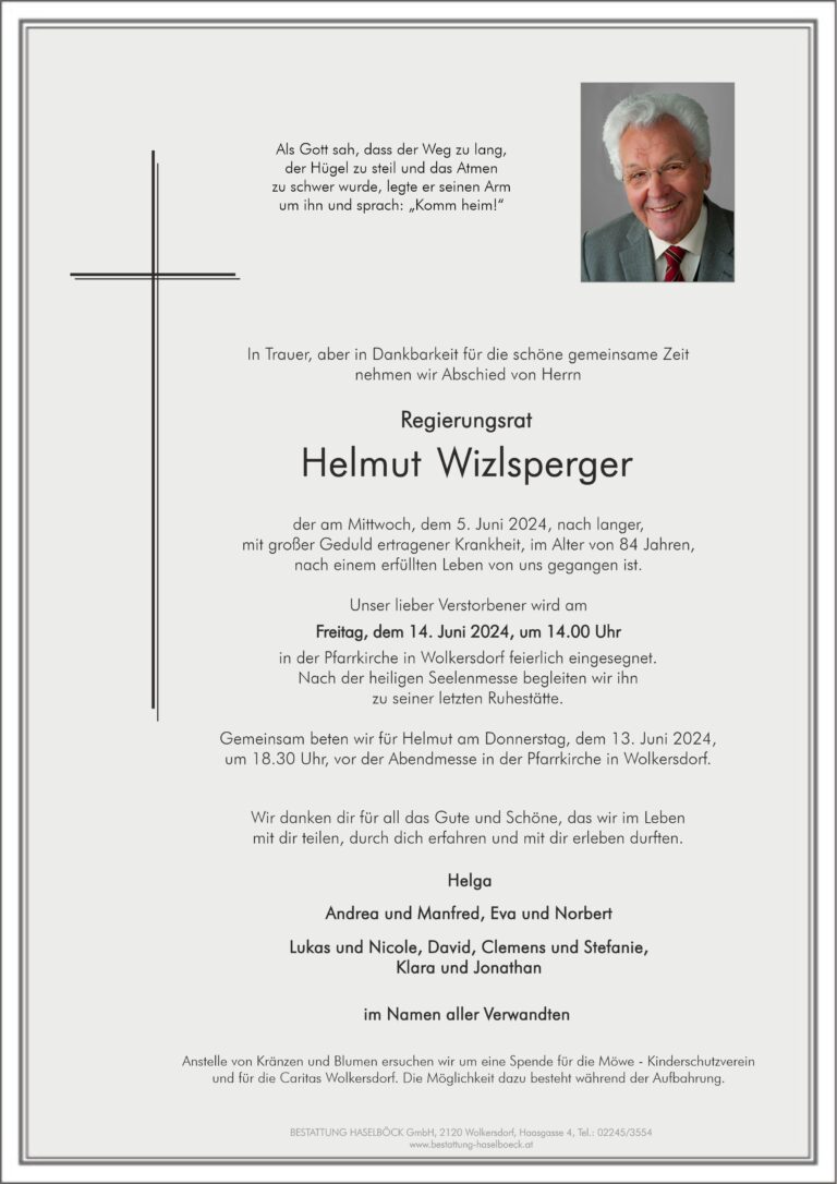 Wizlsperger_Helmut_Parte_Wolkersdorf_Bestattung_Haselböck