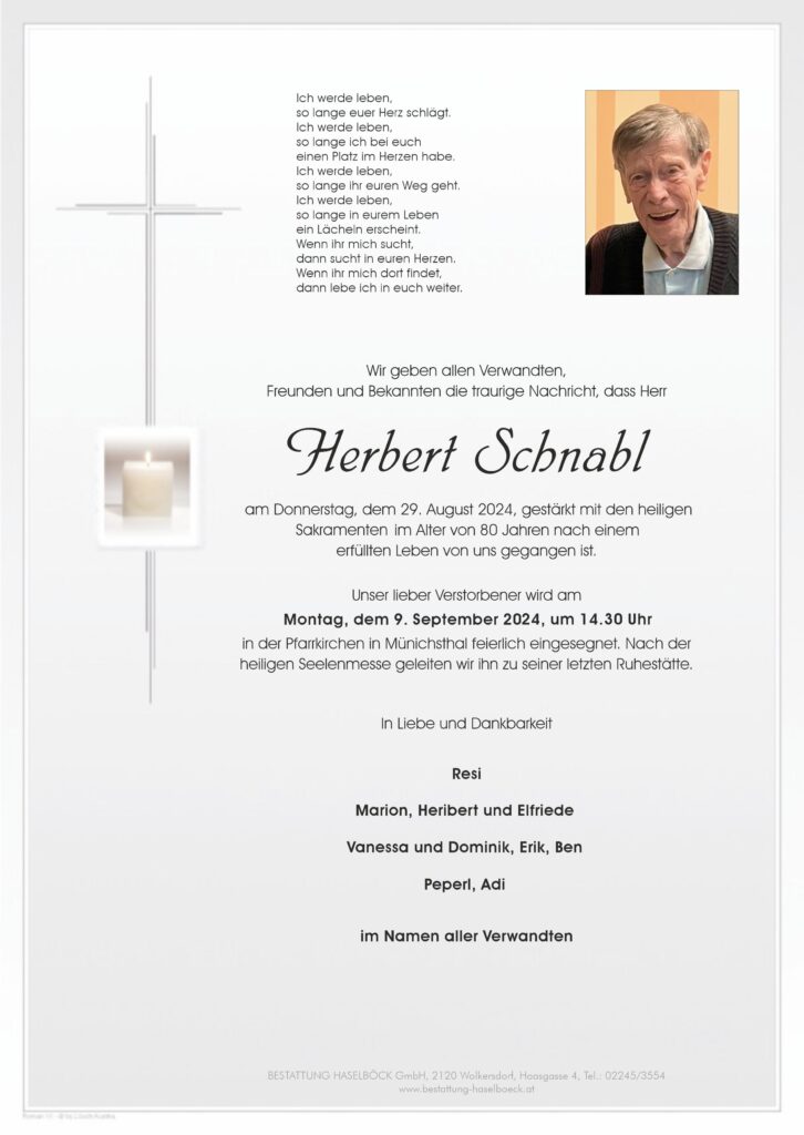 Schnabl_Herbert_Parte_Münichsthal_Bestattung_Haselböck