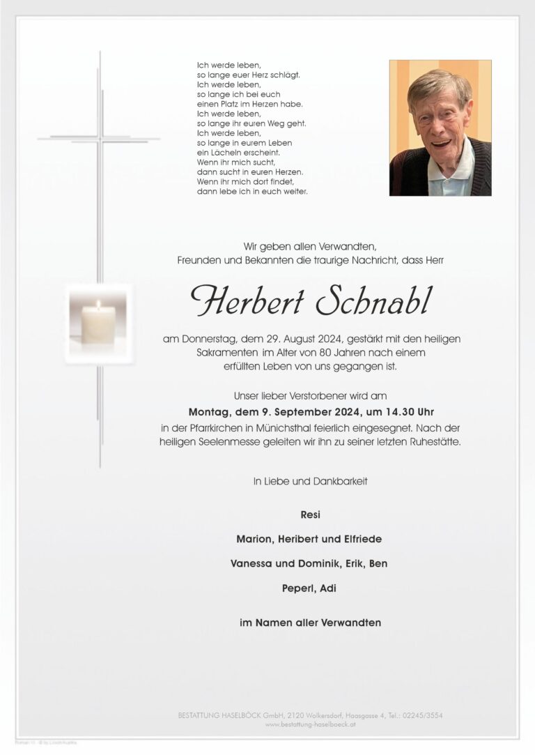 Schnabl_Herbert_Parte_Münichsthal_Bestattung_Haselböck
