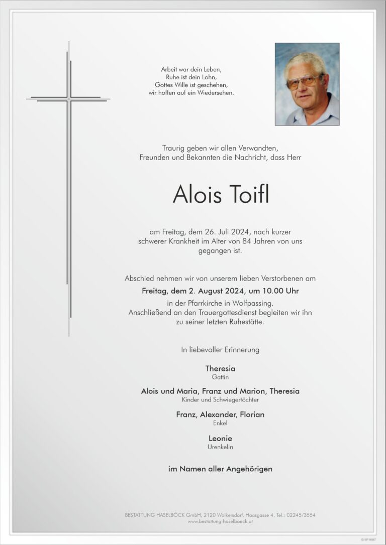 Toifl_Alois_Parte_Bestattung_Haselböck