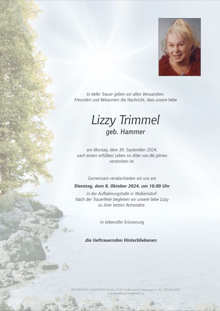 Trimmel_Liselotte_Wolkersdorf_Parte_Bestattung_Haselböck