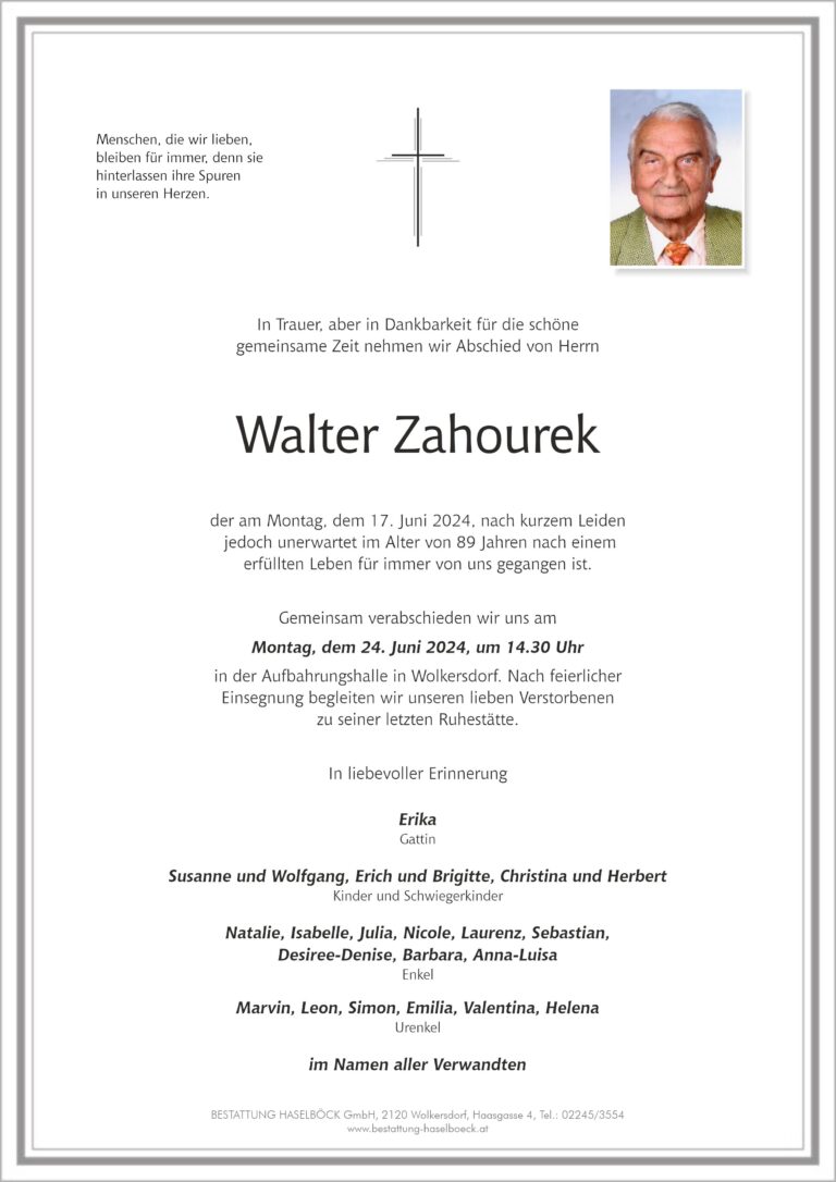 Zahourek_Walter_Parte_Bestattung_Haselböck