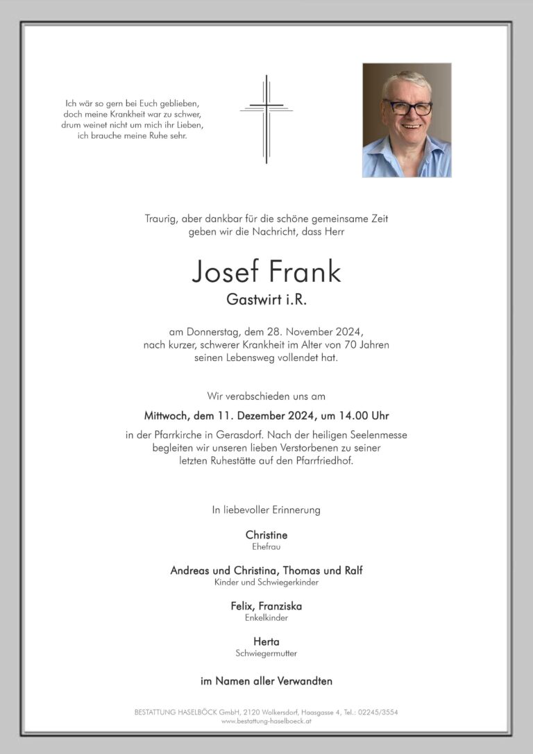 Frank_Josef_Gerasdorf_Parte_Bestattung_Haselböck
