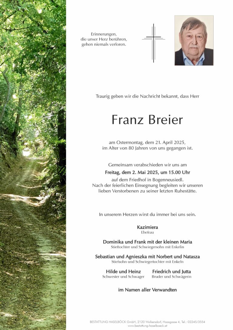 Breier_Franz_Bogenneusiedl_Parte_Bestattung_Haselböck