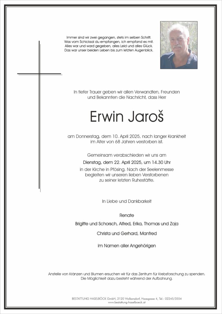 Jaros_Erwin_Parte_Pfösing_Bestattung_Haselböck