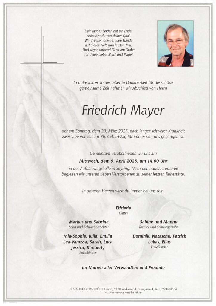 Mayer_Friedrich_Seyring_Parte_Bestattung_Haselböck