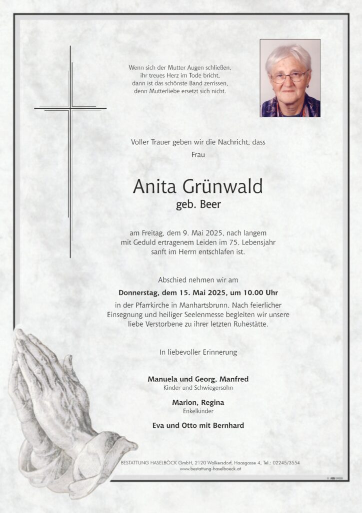 Grünwald_Anita_Manhartsbrunn_Parte_Bestattung_Haselböck
