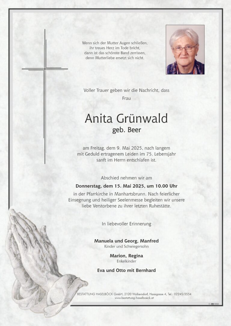 Grünwald_Anita_Manhartsbrunn_Parte_Bestattung_Haselböck