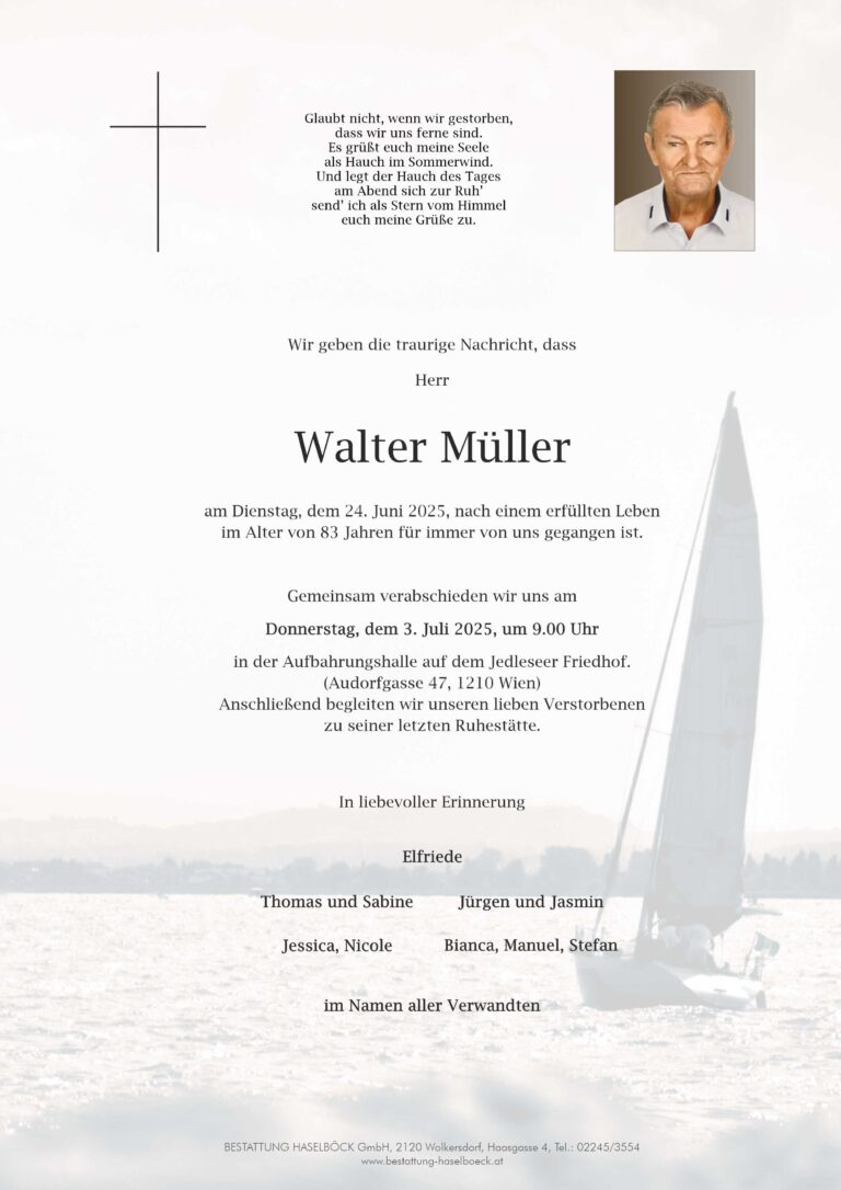 Müller_Walter_Manhartsbrunn_Wien_Jedlesee_Bestattung_Haselböck