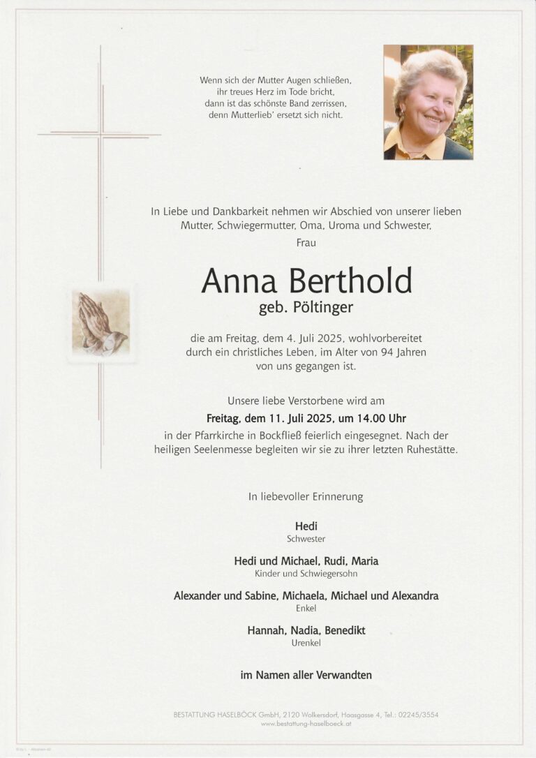 Berthold_Anna_Parte_Bockfließ_Bestattung_Haselböck