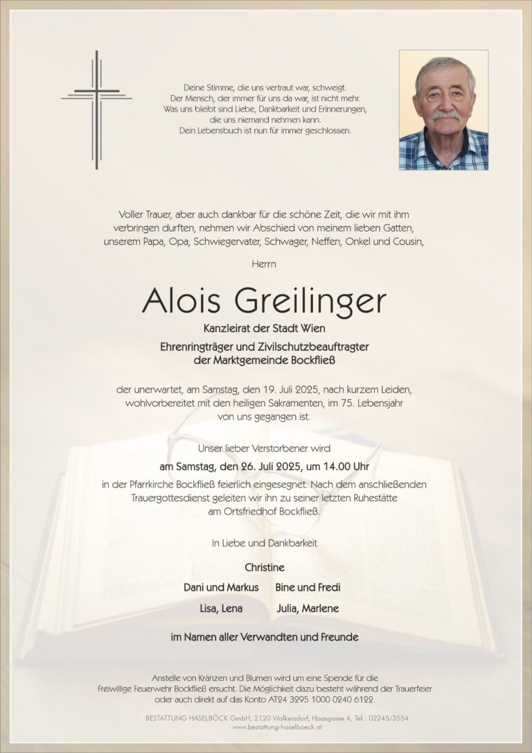 Greilinger_Alois_Parte_Bockfließ_Bestattung_Haselböck