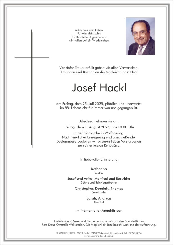 Hackl_Josef_Parte_Wolfpassing_Bestattung_Haselböck