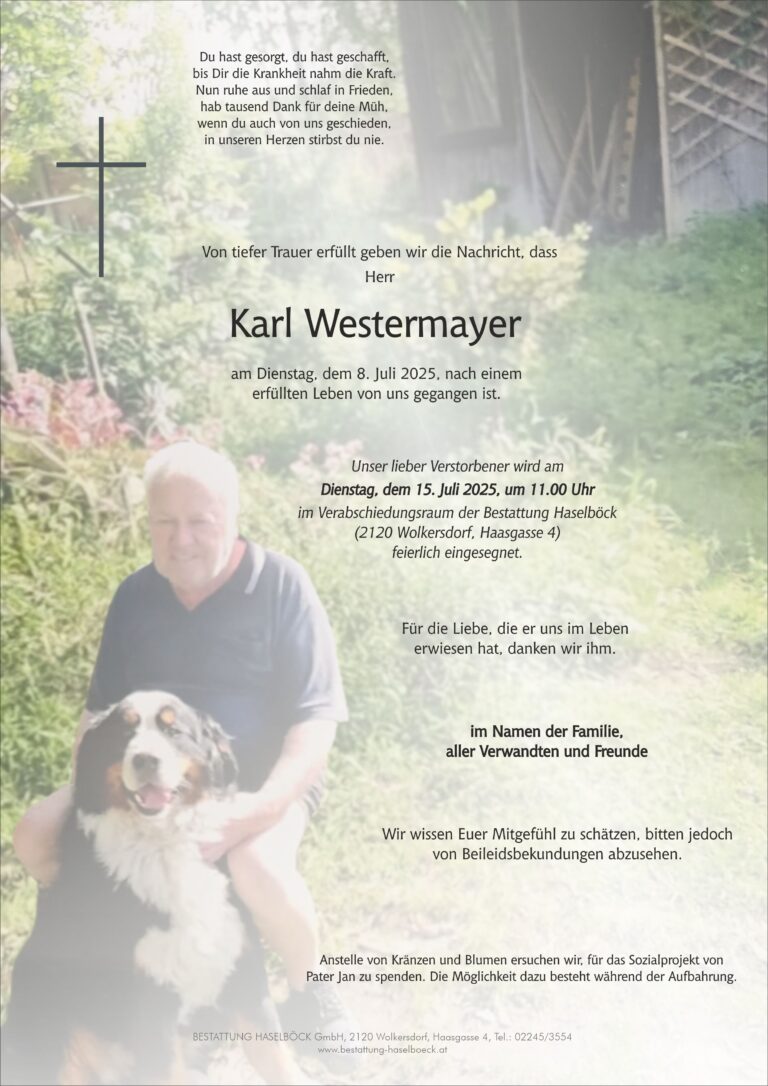 Westermayer_Karl_Parte_Wolkersdorf_Bestattung_Haselböck