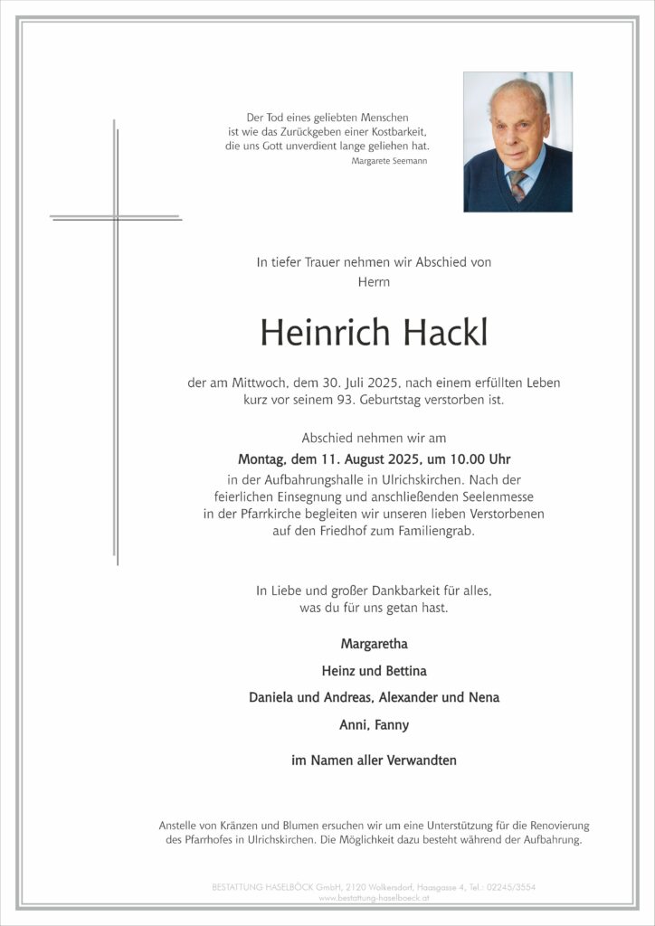 Hackl_Heinrich_Parte_Ulrichskirchen_Bestattung_Haselböck