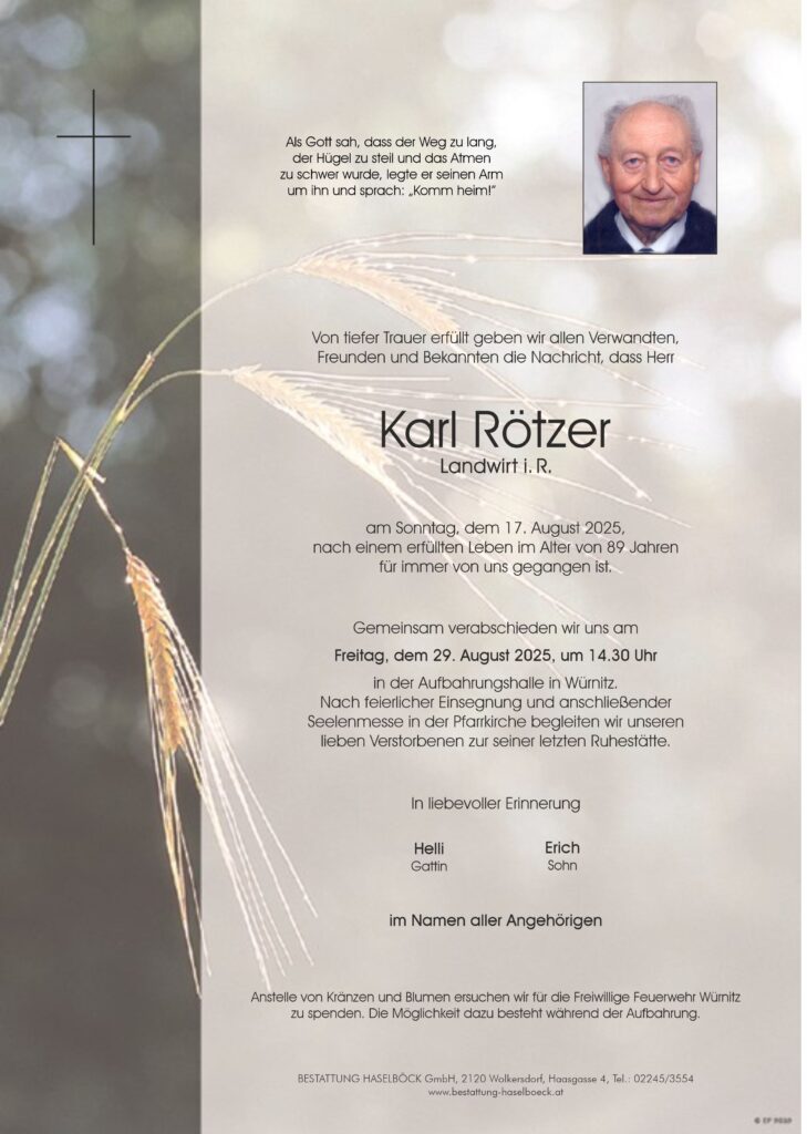 Rötzer_Karl-Würnitz_Parte_Bestattung_Haselböck