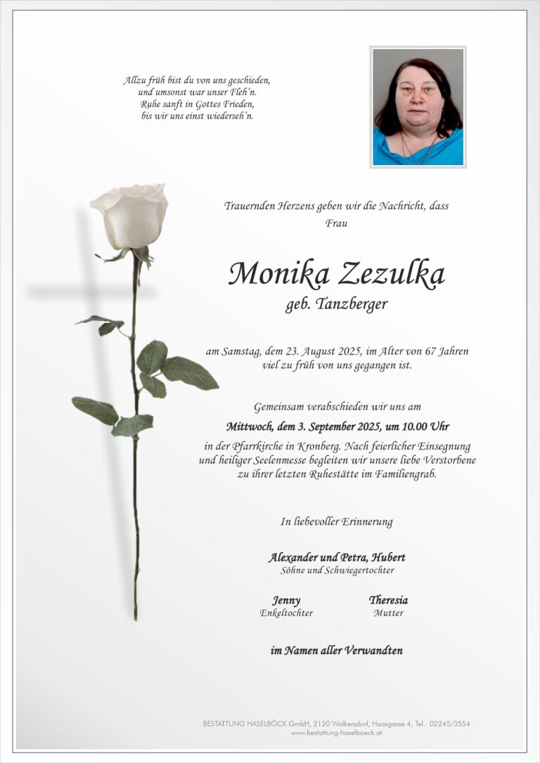 Zezulka_Monika_Kronberg_Parte_Bestattung_Haselböck