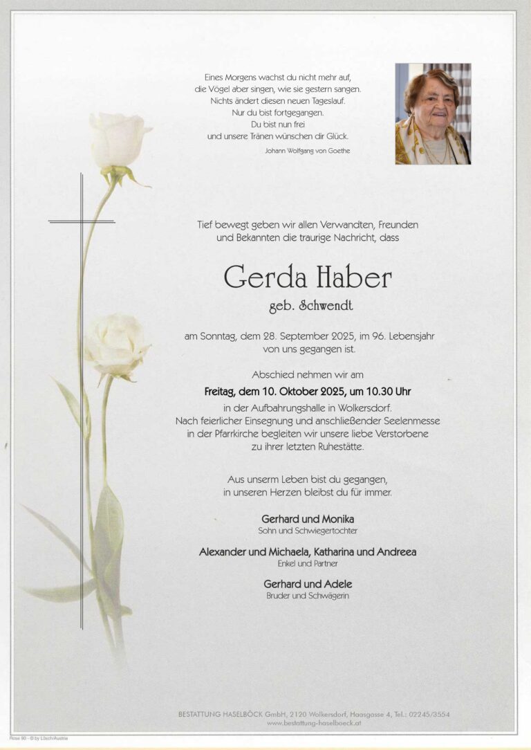Haber_Gerda_Parte_Wolkersdorf_Bestattung_Haselböck