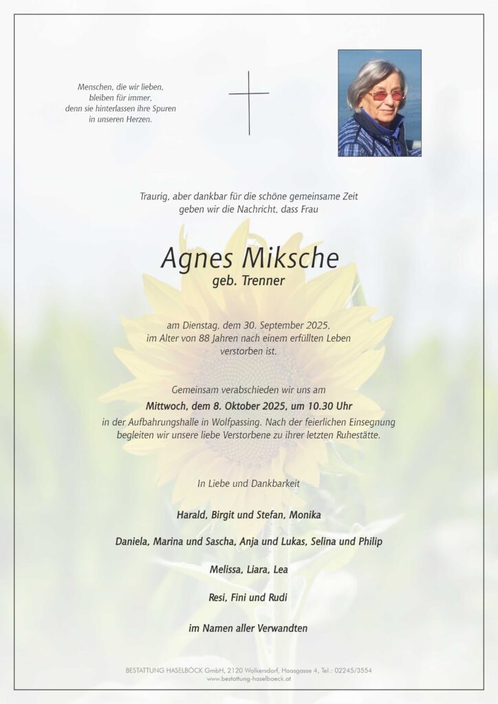 Miksche_Agnes_Hochleithen_Parte_Bestattung_Haselböck