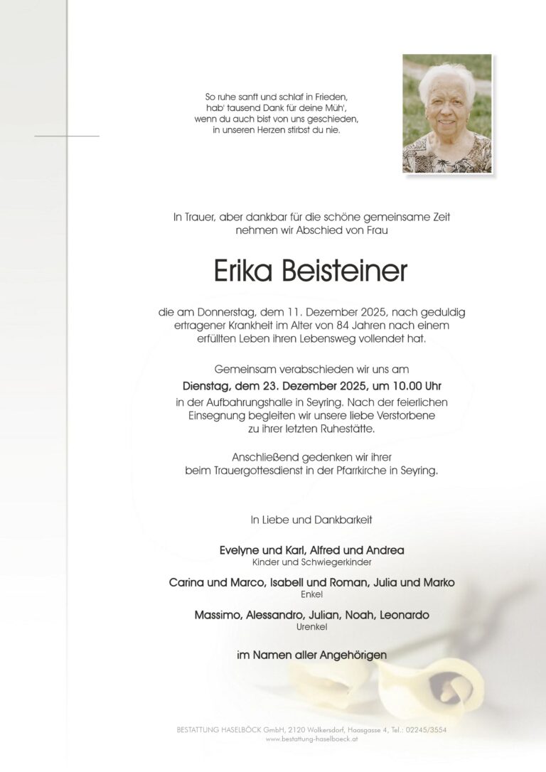 Beisteiner_Erika_Parte_Seyring_Bestattung_Haselböck