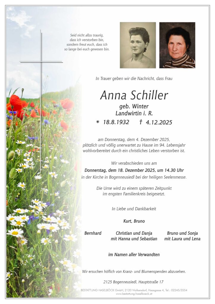 Schiller_Anna_Bogenneusiedl_Parte_Bestattung_Haselböck