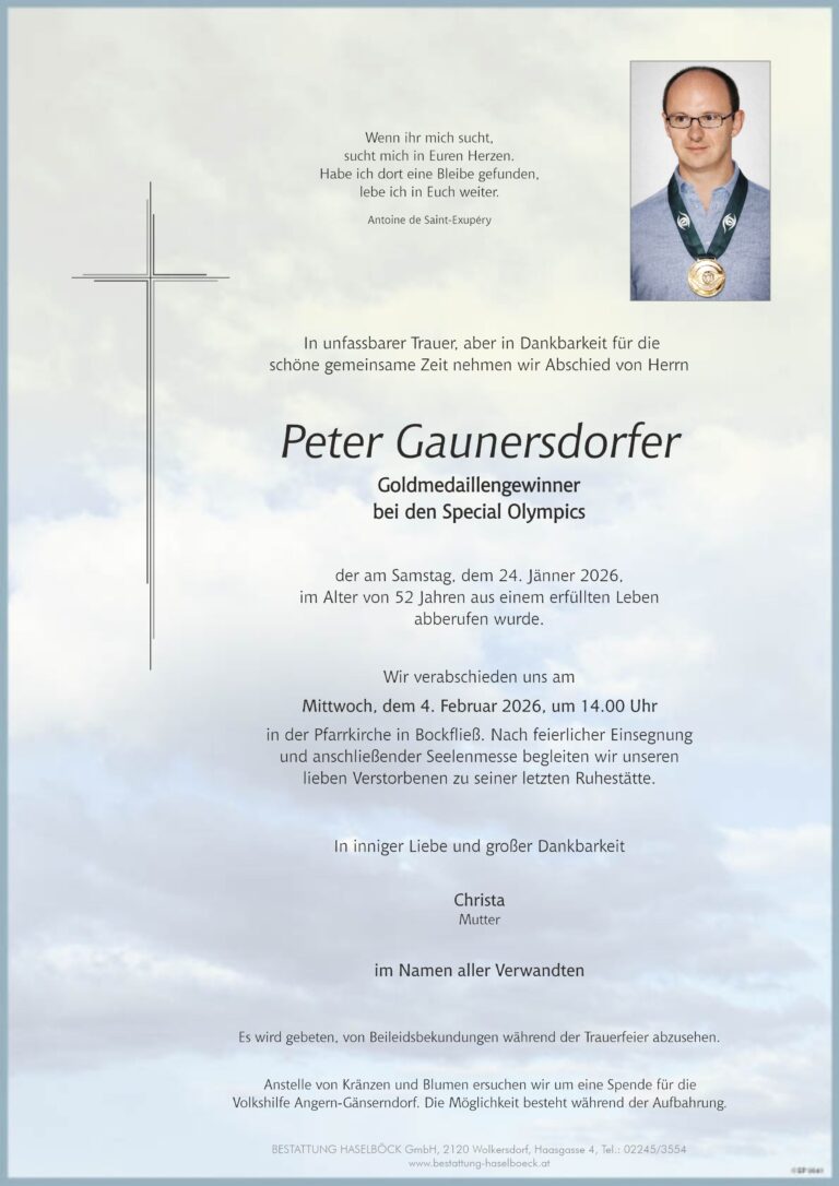 Gaunersdorfer_Peter_Bockfließ_Parte_Bestattung_Haselböck