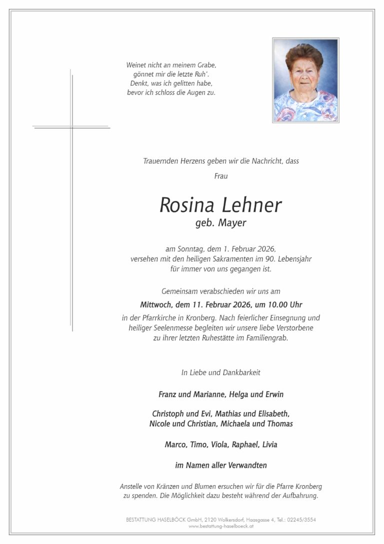 Lehner_Rosina_Kronberg_PParte_Bestattung_Haselböck