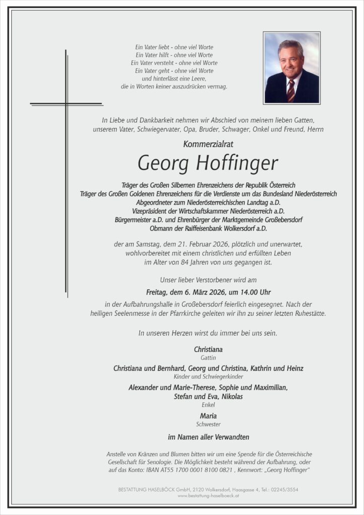 Kommerzialrat Georg Hoffinger