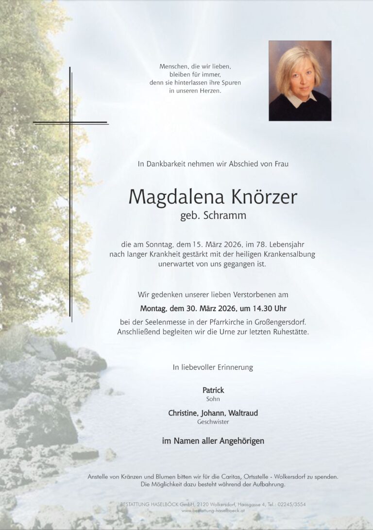 Knörzer_Magdalena_Parte_Großengersdorf_Bestattung_Haselböck