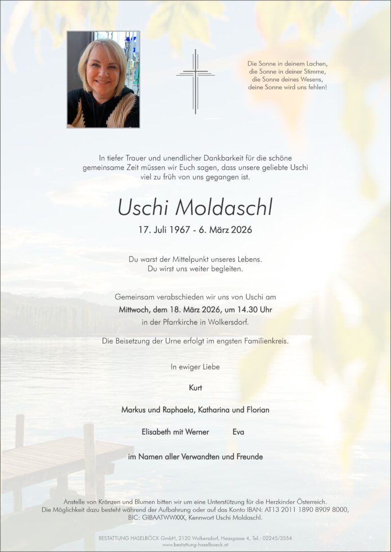 Moldaschl_Uschi_Parte_Wolkersdorf_Bestattung_Haselböck