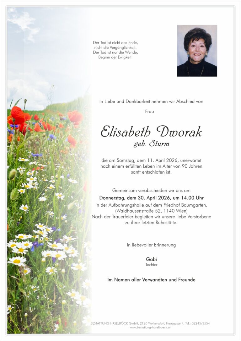 Dworak_Elisabeth_Parte_Wien_Bestattung_Haselböck
