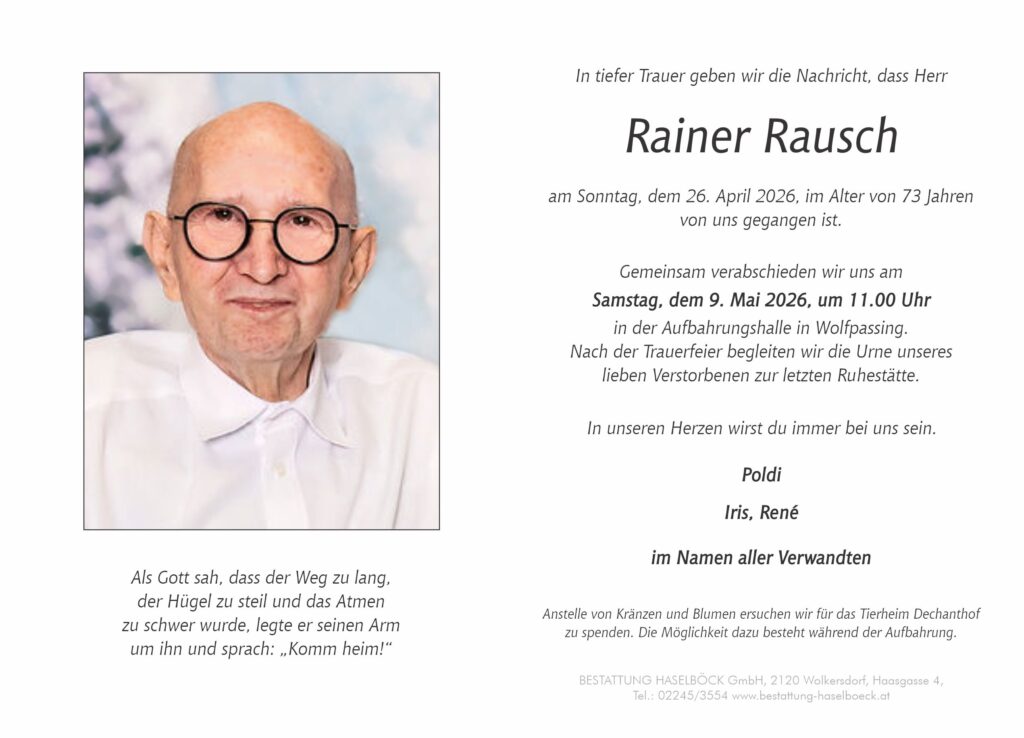 Rausch_Rainer_Parte_Wolfpassing_Bestattung_Haselböck