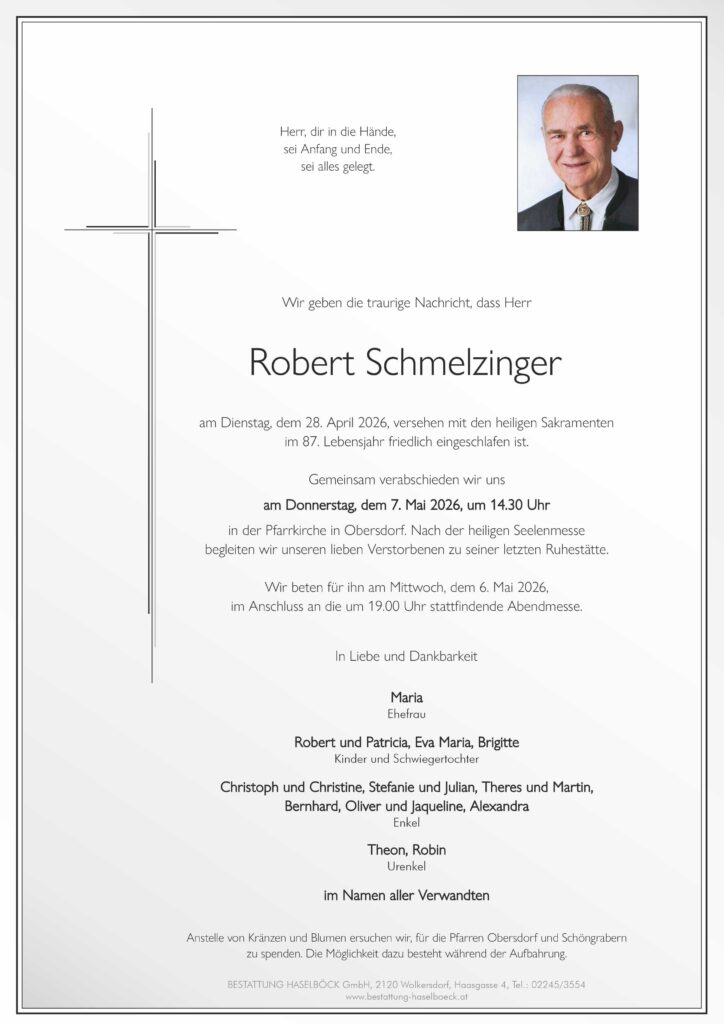 Schmelzinger_Robert_Obersdorf_Parte_Bestattung_Haselböck
