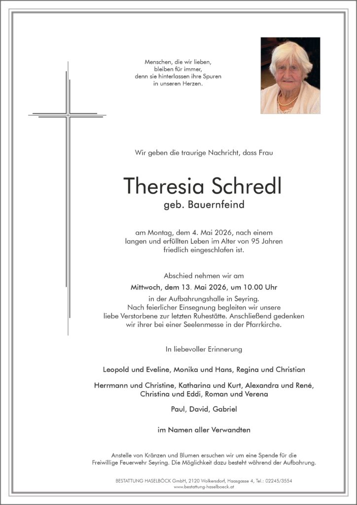 Schredl_Theresia_Seyring_Parte_Bestattung_Haselböck