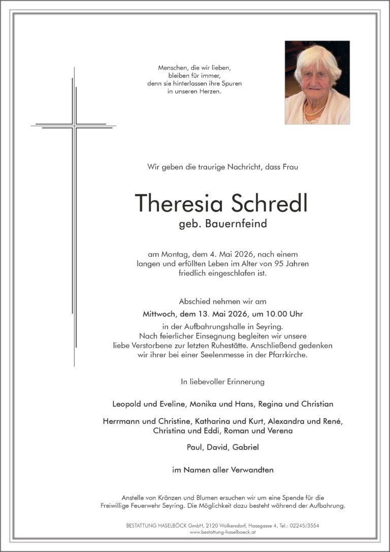Schredl_Theresia_Seyring_Parte_Bestattung_Haselböck