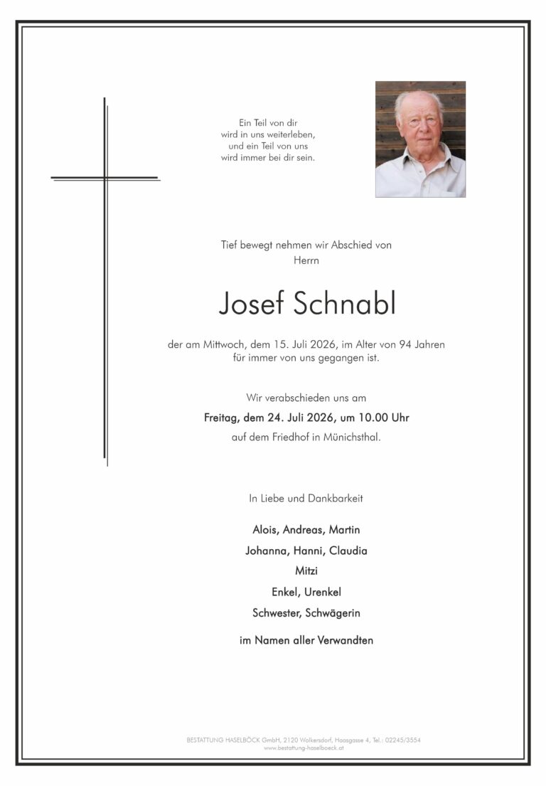 Schnabl_Josef_Parte_Münichsthal_Bestattung_Haselböck