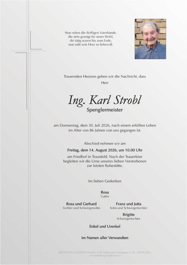 Strobl_Karl_Parte_Traunfeld_Bestattung_Haselböck