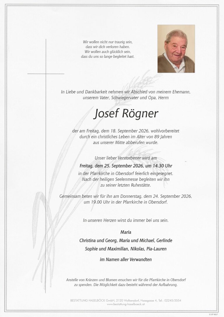 Rögner_Josef_Parte_Obersdorf_Bestattung_Haselböck